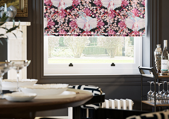 Faded Glamour, Fairground Black - Twist&Fit Roman Blind - Image 5